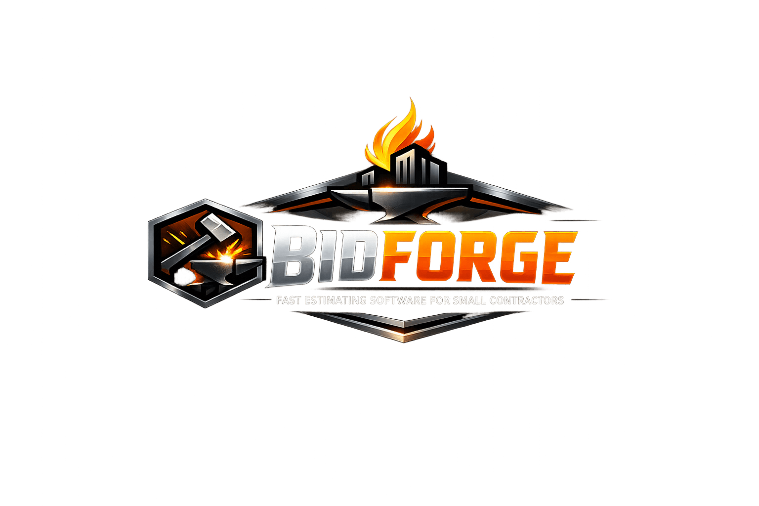 BidForge logo - fast estimating software for small contractors