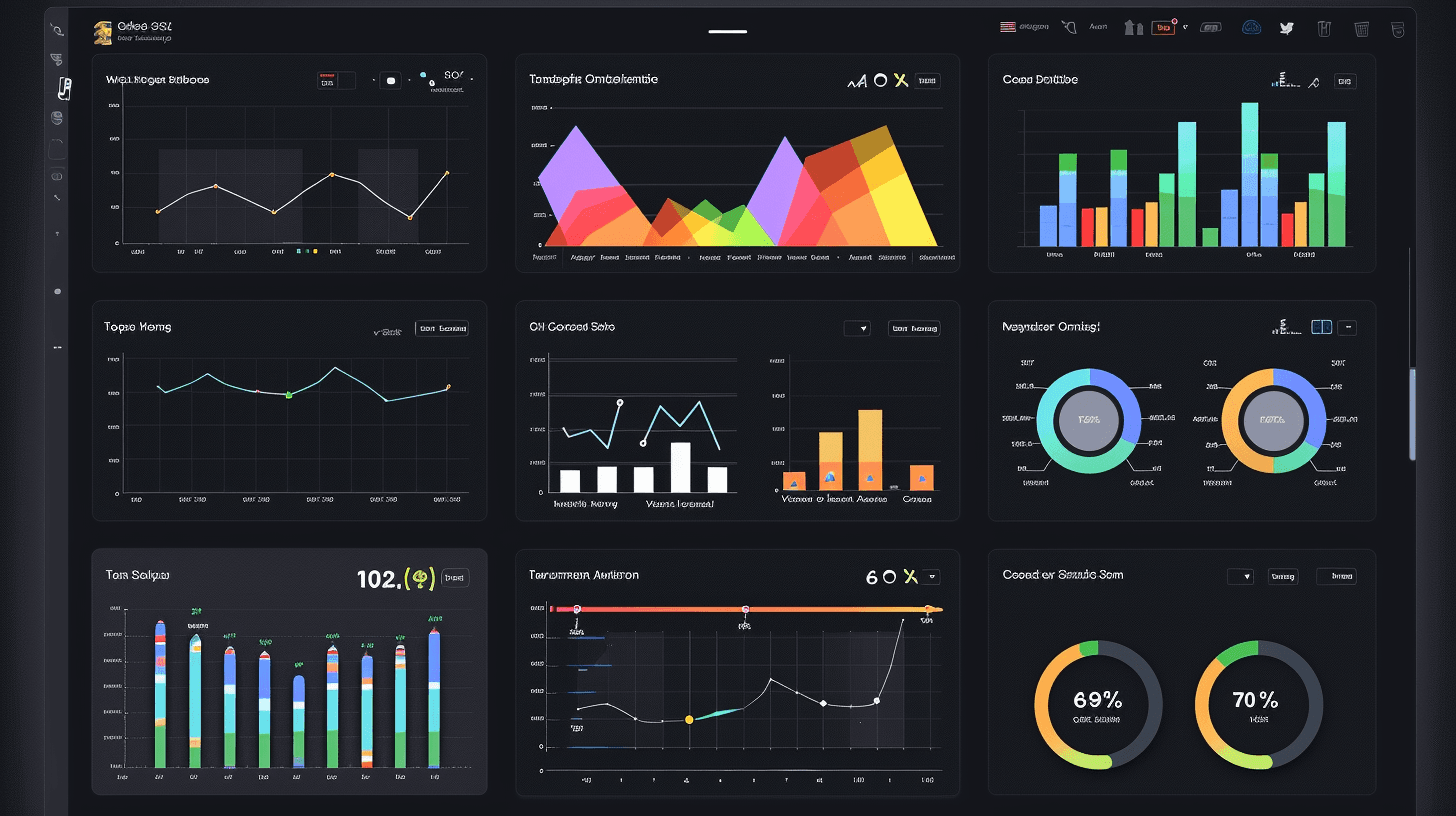 IronRidge operations dashboard prototype screenshot showing executive visibility charts and operational indicators.